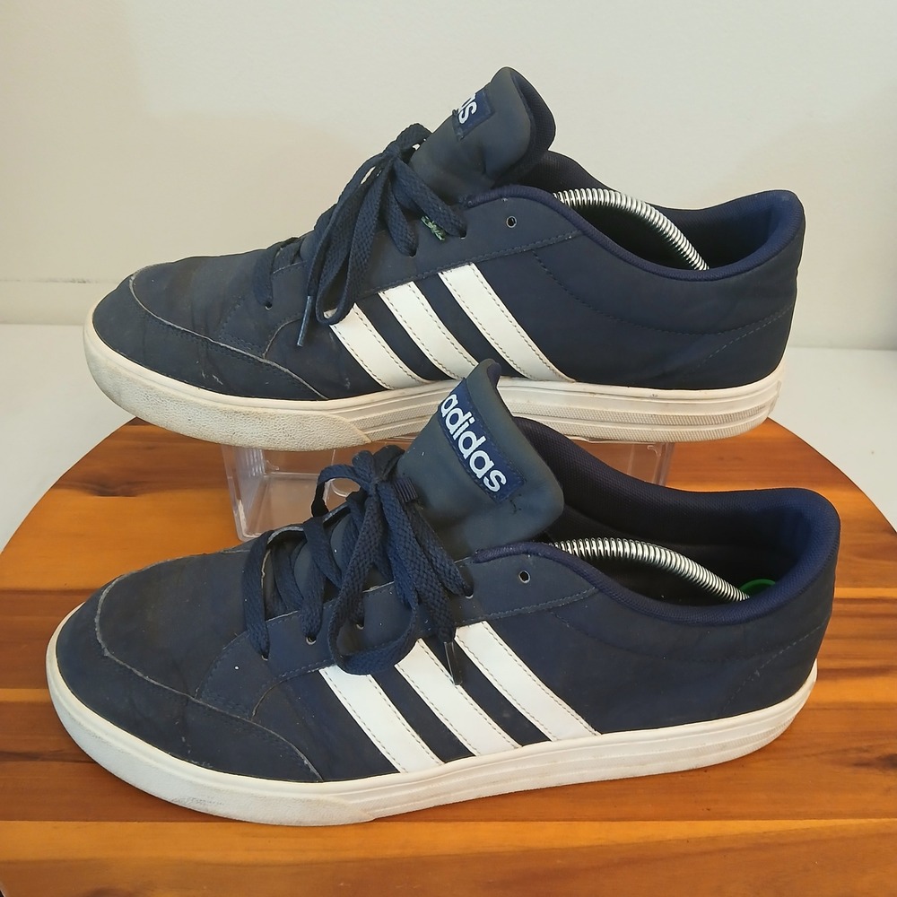 Adidas VS Set Mens 12 Core Blue Casual Shoes Sneakers BB9673